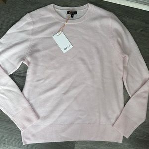 NWT 100% Cashmere Light Pink Sweater